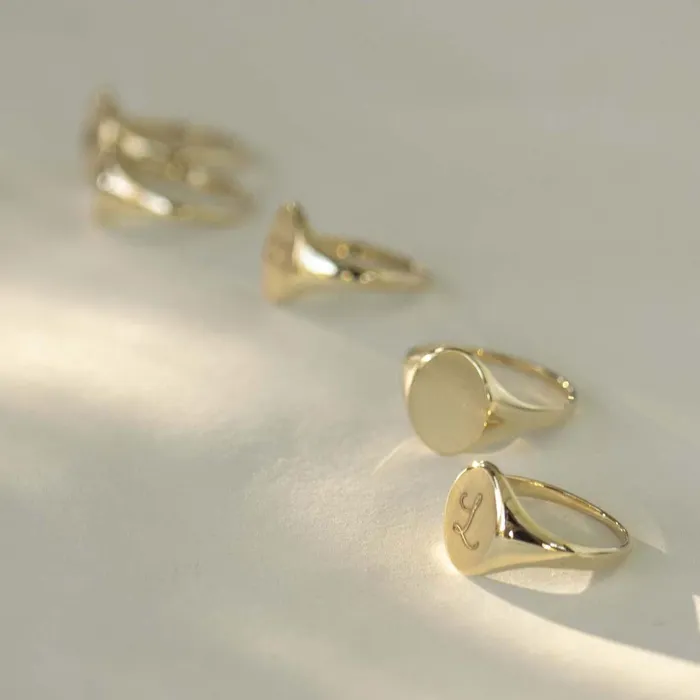 TheRoseGypsy 14k Gold Signet Ring Rings