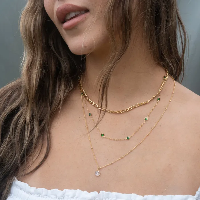 TheRoseGypsy Gold Filled Thick Figaro Necklace Necklaces