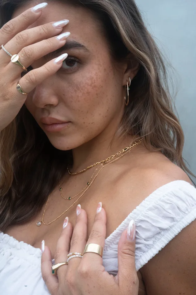 TheRoseGypsy Gold Filled Thick Figaro Necklace Necklaces