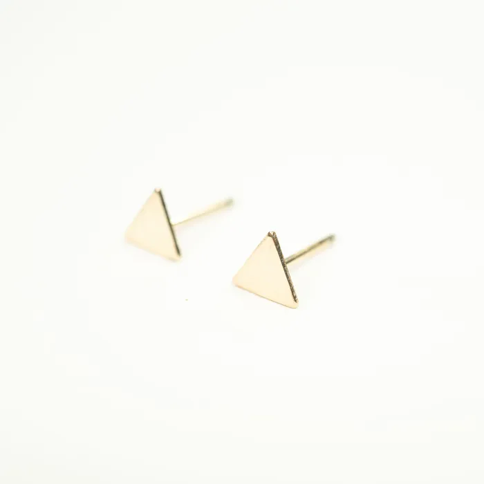 TheRoseGypsy PreStyled Sets Gold Filled Triangle Studs