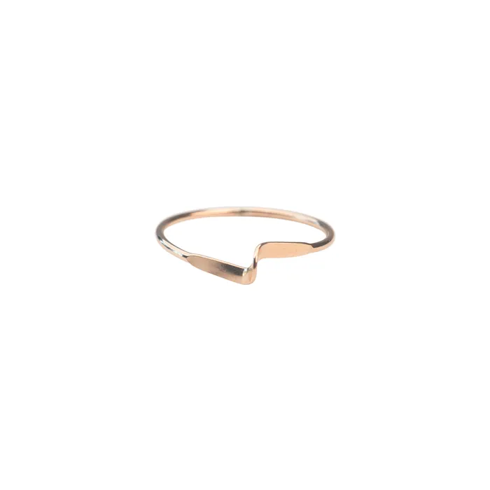 TheRoseGypsy Rings Gold Filled Barrel Wave Ring