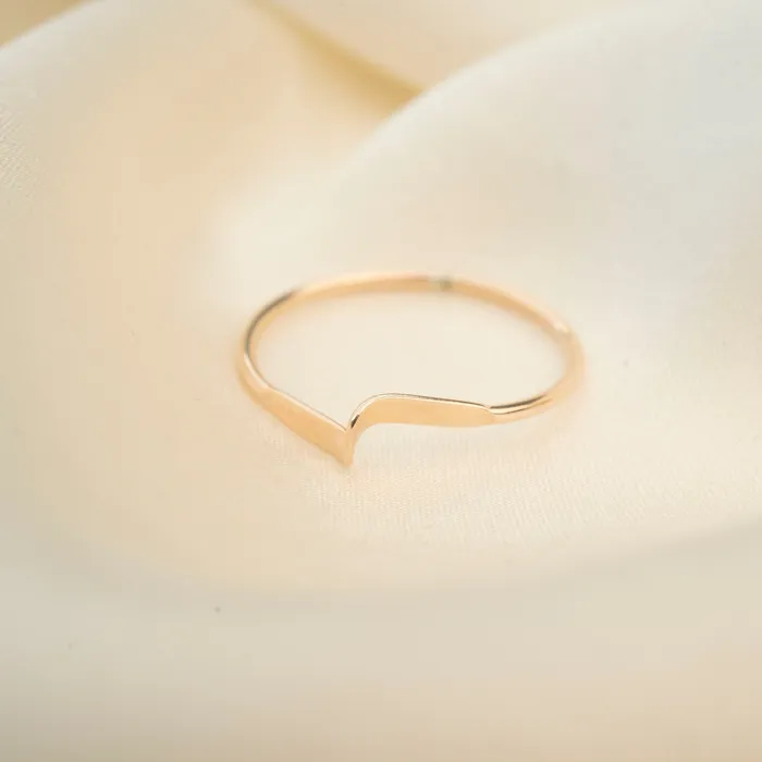 TheRoseGypsy Rings Gold Filled Barrel Wave Ring