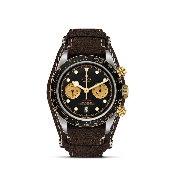 TUDOR Black Bay Chrono SG 41mm Steel and Gold Tudor Earrings
