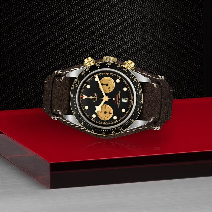 TUDOR Black Bay Chrono SG 41mm Steel and Gold Tudor Earrings
