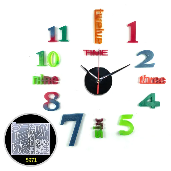 Watches Digital Watch Resin Mold With Watch Core IntoResin