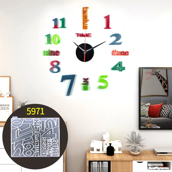Watches Digital Watch Resin Mold With Watch Core IntoResin