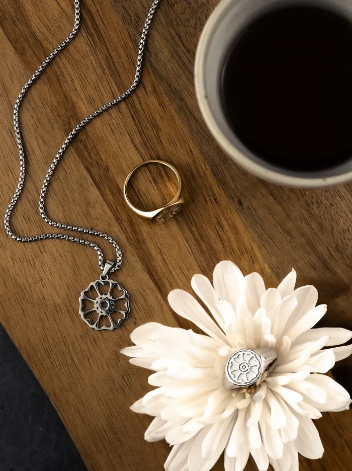 WHITE LOTUS RING Kiyo Studios Rings