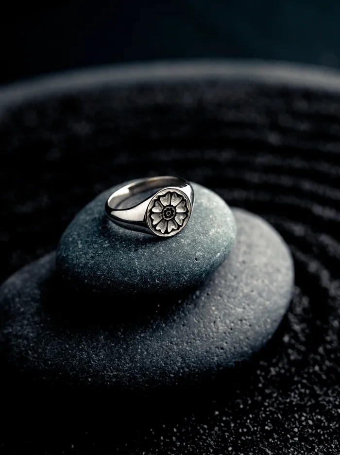 WHITE LOTUS RING Kiyo Studios Rings