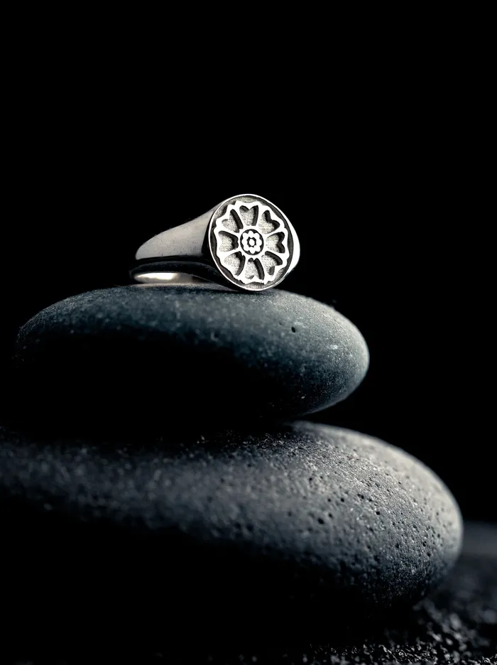 WHITE LOTUS RING Kiyo Studios Rings