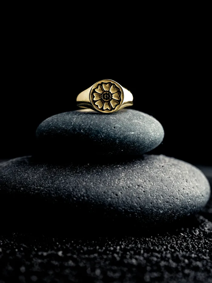 WHITE LOTUS RING Kiyo Studios Rings